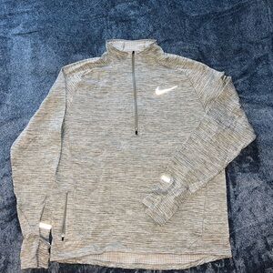 Nike Gray Quarter-Zip Pullover